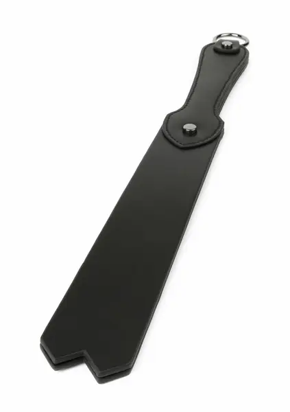 Rimba Genuine Leather Slapper I - Double-Layer Impact Tool, Black