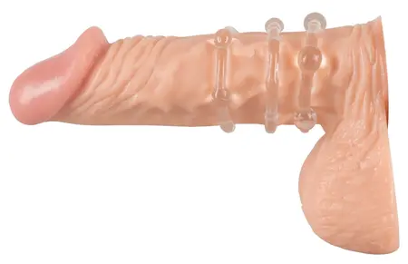 You2Toys Get Hard Clear Silicone Ring Set - 3 Sizes, Textured Surface