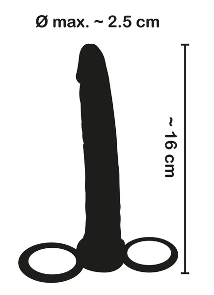 You2Toys Anal Special Black Intimate Extension System 16 cm