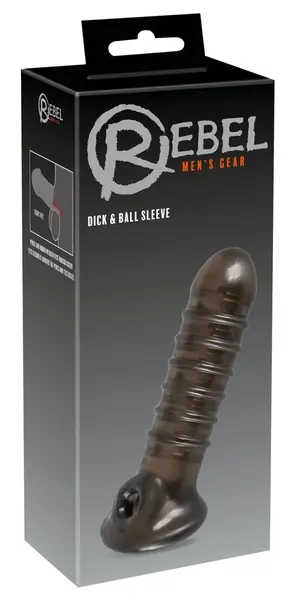 Rebel Smoke Ball & Shaft Enhancement System, Flexible TPR, 18 cm
