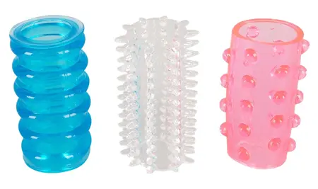 Tokio Sleeves Set of 3 Flexible TPE Stimulation Bands 4.5 cm