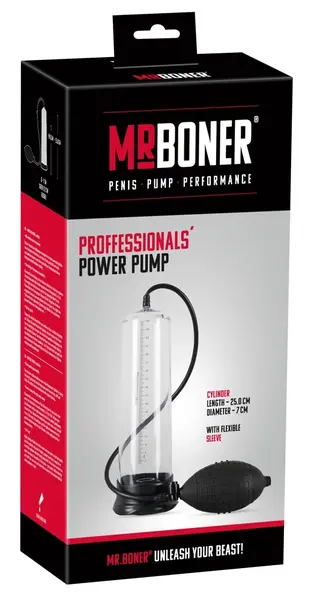 MB Professionals Power Pump Transparent Potency Enhancer 25 cm