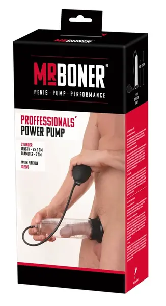 MB Professionals Power Pump Transparent Potency Enhancer 25 cm