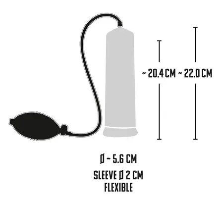 You2Toys Starters Power Pump Transparent Training Cylinder 22 cm
