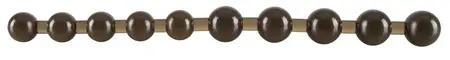 You2Toys Anal Pearls Flexible Bead System Black 27.5cm PVC