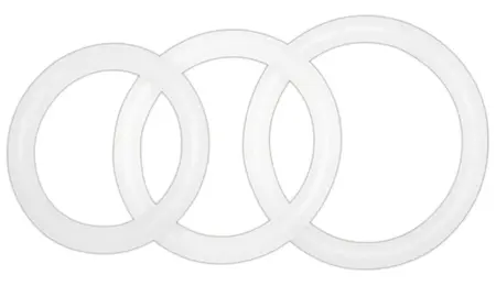 POTENZplus Silicone Support Rings Set S/M/L Transparent