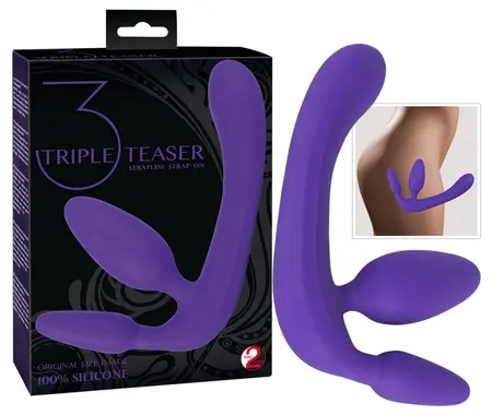 You2Toys Duo Intimate System Silicone Purple 20cm Multi-Plug Design