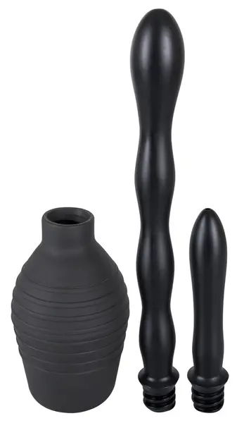 You2Toys Shower Me Intimate Hygiene Set, 300ml, Black, 2 Attachments