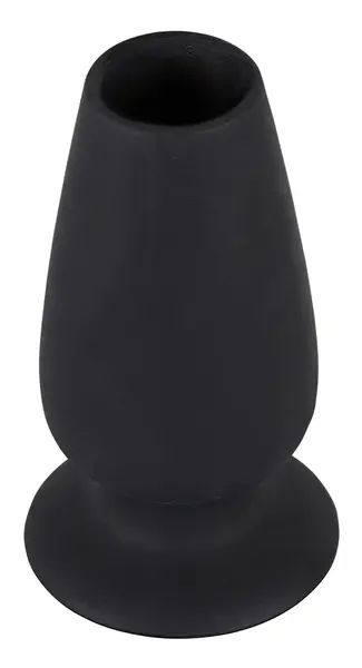 You2Toys Lust Tunnel Plug M Silicone Hollow Plug Black 10 cm