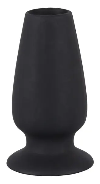 You2Toys Lust Tunnel Plug M Silicone Hollow Plug Black 10 cm