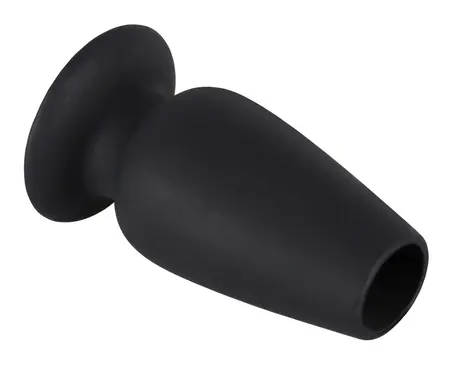You2Toys Lust Tunnel Plug M Silicone Hollow Plug Black 10 cm