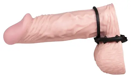 You2Toys Steely Black Silicone Duo Ring Intimate Trainer