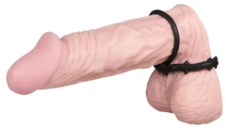You2Toys Steely Black Silicone Duo Ring Intimate Trainer