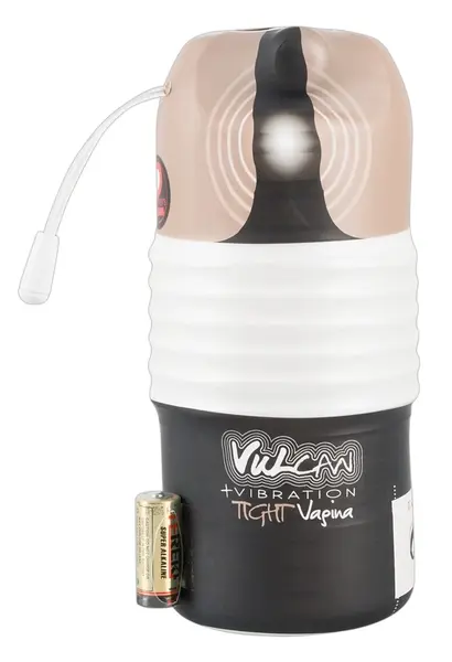 Vulcan Intimate Machine Vibrating Tight Model 15cm Black/Beige