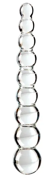Pipedream Icicles No. 2 Glass Intimate Wand with Beaded Texture 22.5cm Clear