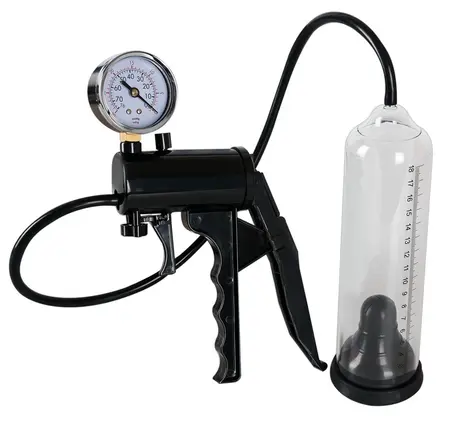 You2Toys Stiff & Strong Vacuum System 22 cm, Transparent Black