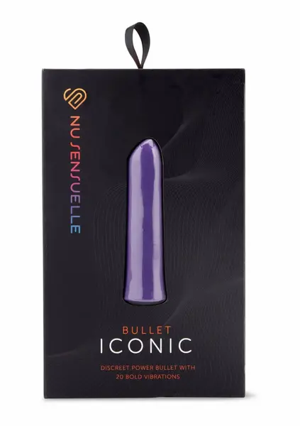 Nu Sensuelle Iconic Bullet 20-Mode Rechargeable Power Device Black