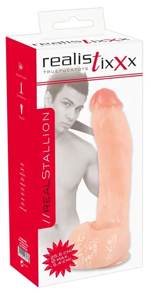 Realistixxx Stallion Intimate Machine with Suction Cup 25.5cm PVC Pink