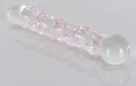 Pipedream Icicles No. 7 Glass Massage Rod with Textured Surface 17.8 cm