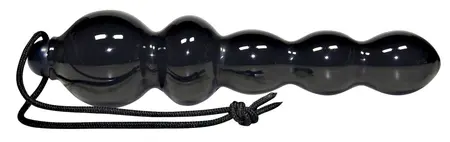 Black Jacks анален разширител с топки и връв, PVC, 18 см