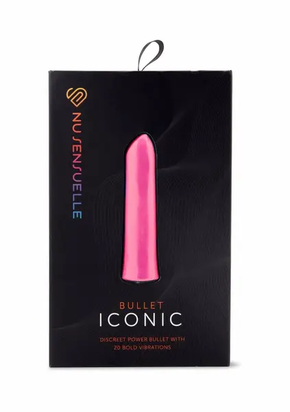 Nu Sensuelle Iconic Bullet 20-Function Intimate Mini Massager Pink