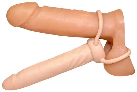 You2Toys Anal Special Black Intimate Device with Dual Rings 16cm TPR