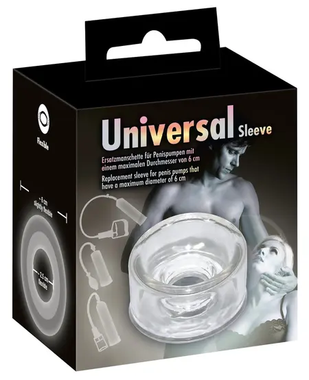 You2Toys Universal Sleeve Transparent TPE Replacement 6 cm
