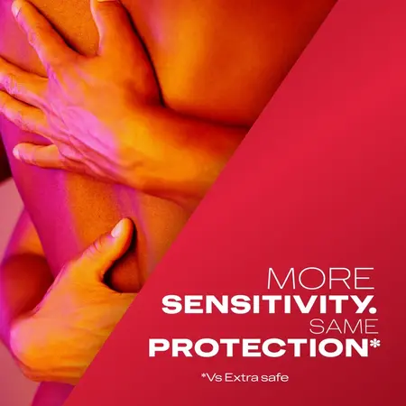 Durex Feel Ultra Thin 10 pcs - Extra Thin, Lubricated, Transparent Condoms