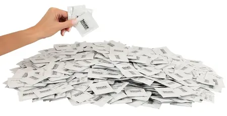 Secura Original 1000pcs Transparent Vegan Latex Safety Covers 52mm