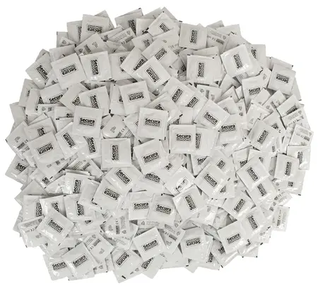 Secura Original 1000pcs Transparent Vegan Latex Safety Covers 52mm