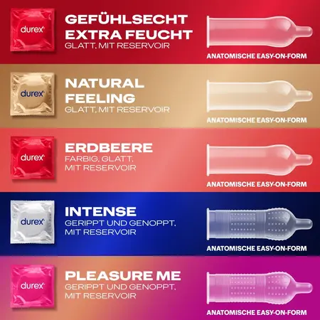 Durex Love Mix Assorted Condoms Pack 40 pcs - Variety & Safety