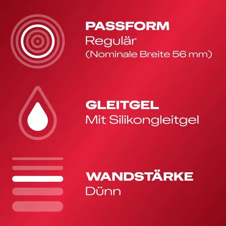 Durex Gefuhlsecht Class 20-Pack - Ultra-Thin Anatomical Condoms