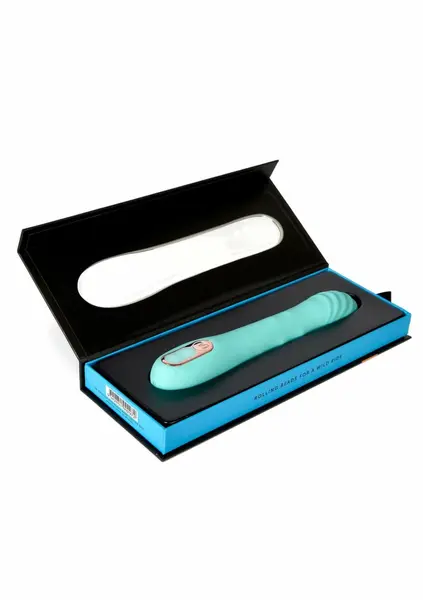 Roxii Roller Motion Wand Flexible Massager with Rolling Beads, 4 Speeds