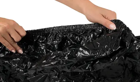 You2Toys Fitted Vinyl Sheet Black 220x220cm - Waterproof Protective Cover