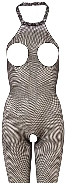Cottelli Collection Net Catsuit Black S-L Power Net Bodysuit
