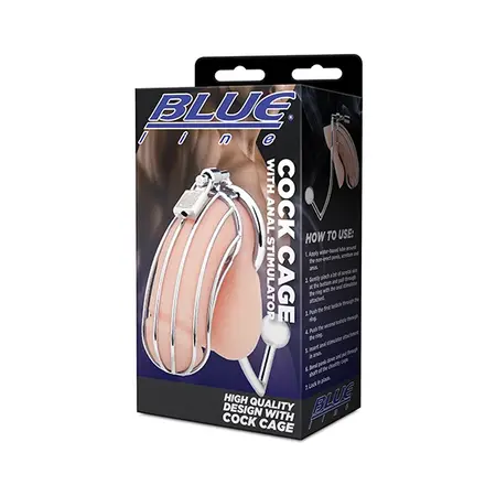 Blueline Restraint System with Integrated Dual Stimulation - Black, Adjustable