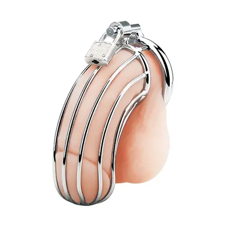 Blueline Prisoner Stainless Steel Chastity Device with Lock System