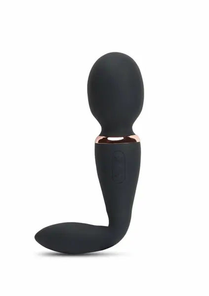 Alluvion XLR8 Wand Dual Motor Flexible Rechargeable Massager Black