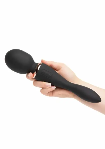 Alluvion XLR8 Wand Dual Motor Flexible Rechargeable Massager Black