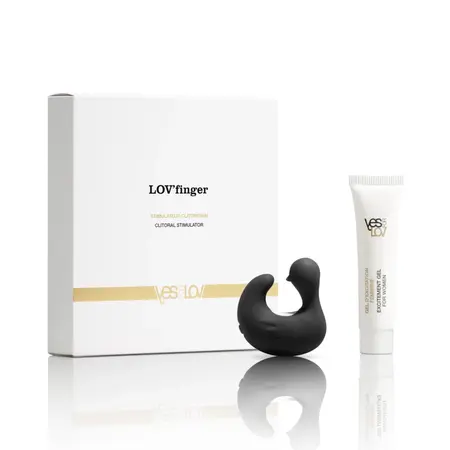 YESforLOV LovFinger Vibrating Ring - Soft Silicone, 11 Modes, USB Rechargeable