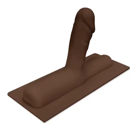 The Cowgirl Bronco Silicone Attachment Dark Skin - Flexible Accessory