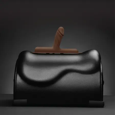 The Cowgirl Bronco Silicone Attachment Dark Skin - Flexible Accessory