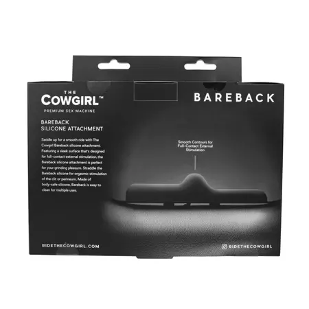 The Cowgirl Bareback Silicone Accessory - Soft Flexible Attachment