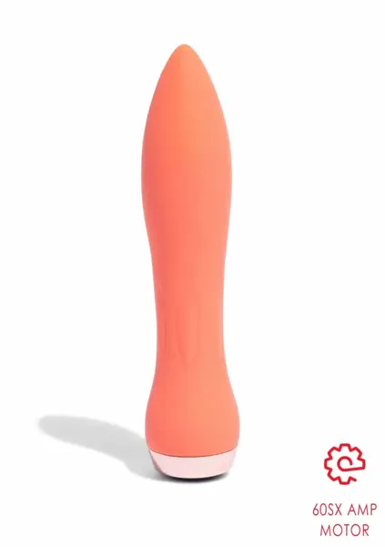 Sensuelle Silicone 60SX AMP Bullet Intimate Massager, 12 Modes, Purple