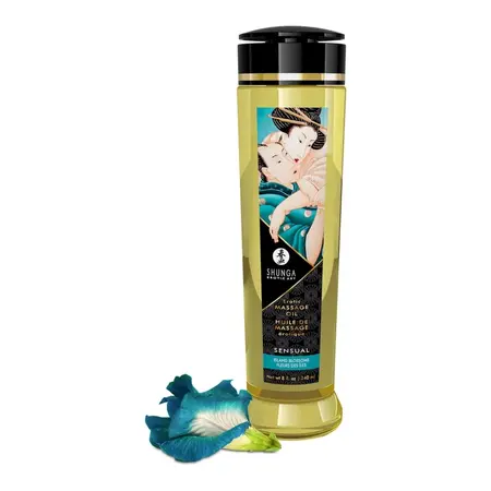 Shunga Massage Oil Island Blossoms 240ml - Exotic Botanical Formula