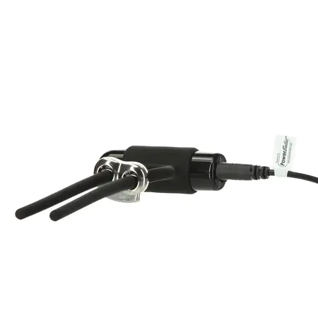 PowerBullet Bolo Adjustable Silicone Intimate Ring Black USB 9 Modes