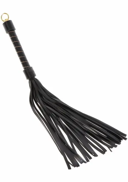 TABOOM Studded Whip Black & Gold Vegan PU Leather Lightweight Model