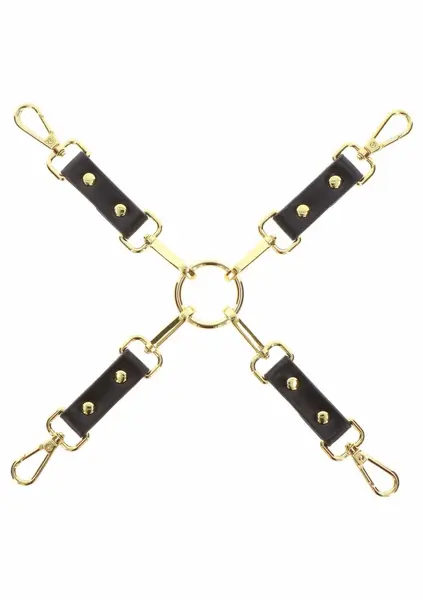 TABOOM Hogtie Restraint System - Durable Black Bondage Accessory