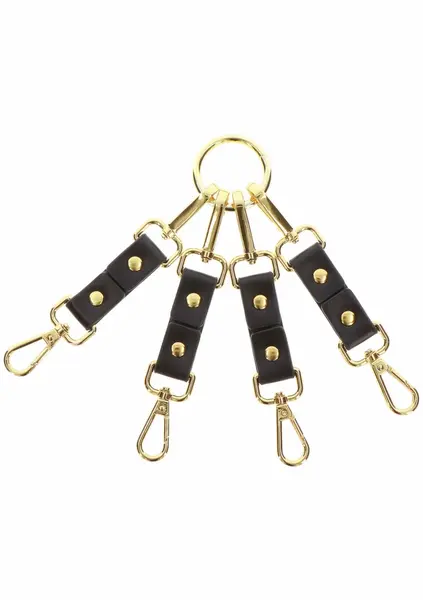 TABOOM Hogtie Restraint System - Durable Black Bondage Accessory