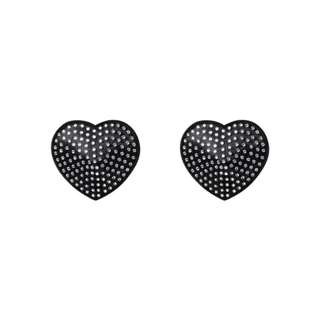 Obsessive A750 Heart-Shaped Crystal Self-Adhesive Covers 7.5cm